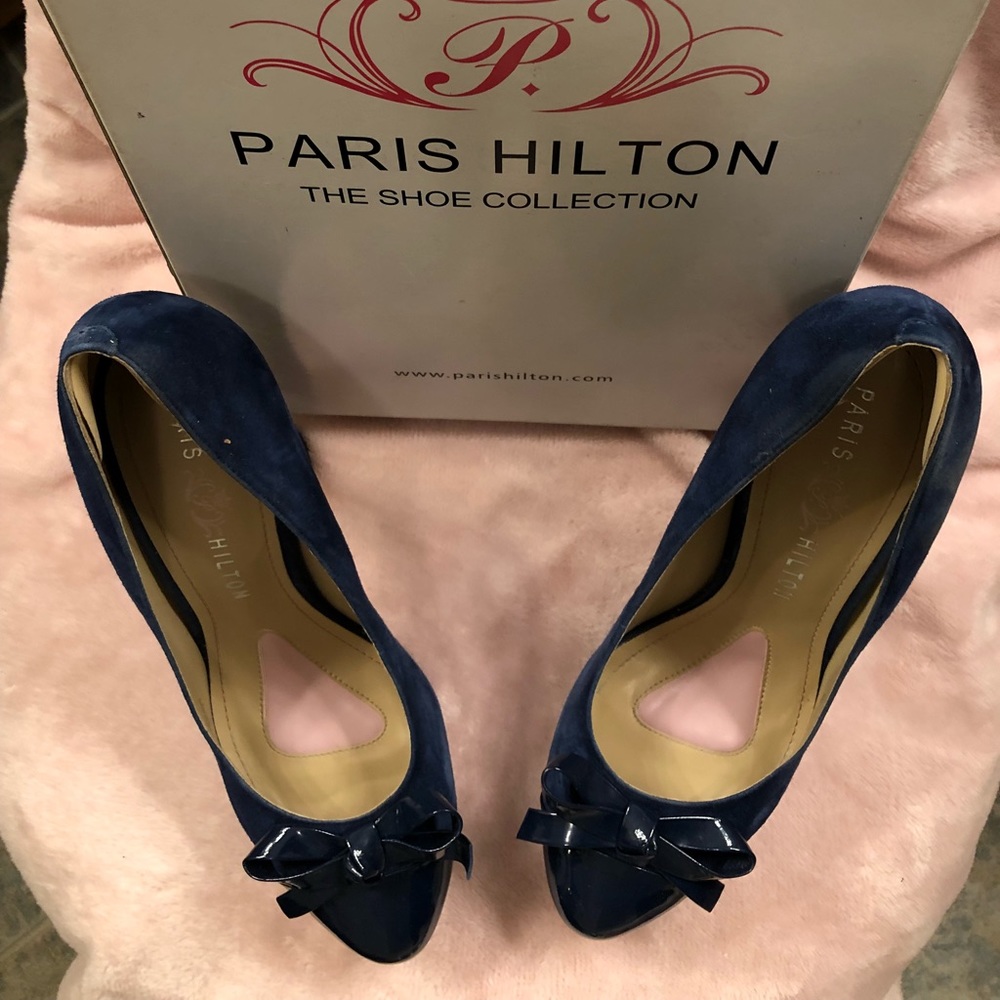 Paris Hilton Pink Bottom Shoes